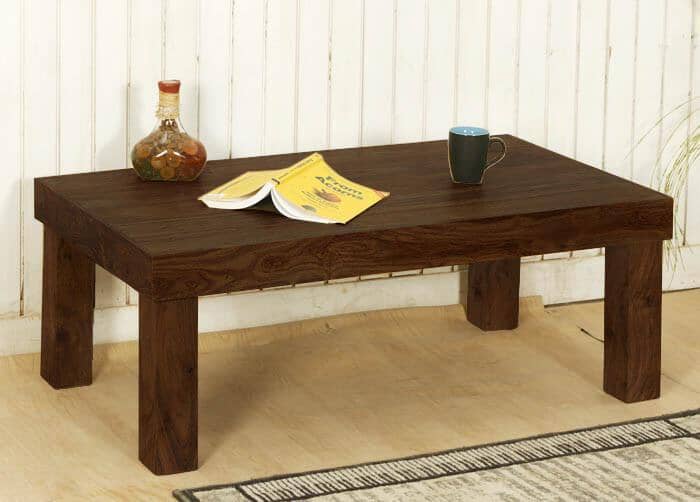 Solid Wood Charlie Coffee Table Walnut