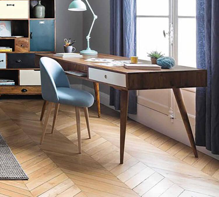 Buy Solid Wood Eva Study Table with 2 Drawers Online | New Launches ...