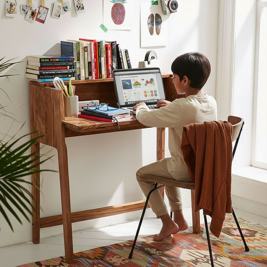 Solid Wood Slant Writing / Study Table