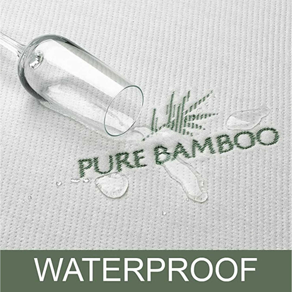 100% Pure Organic Bamboo Waterproof Mattress Protector