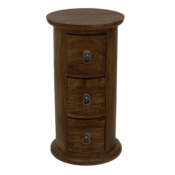 Jali 3 Drawer CD Rack - Indian Solid Sheesham Wood Furniture – Saraf ...