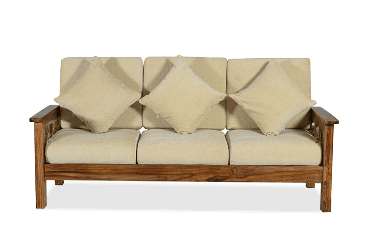 Solid Wood Criss Sofa 3 Seater