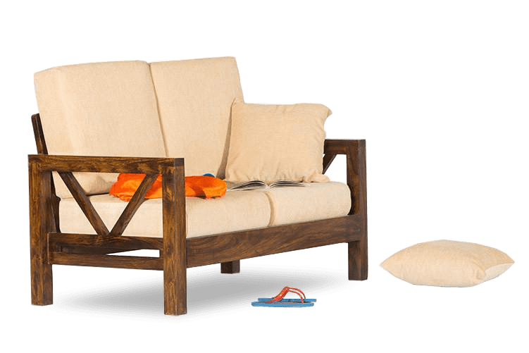 Solid Wood Crossia Sofa 2 Seater