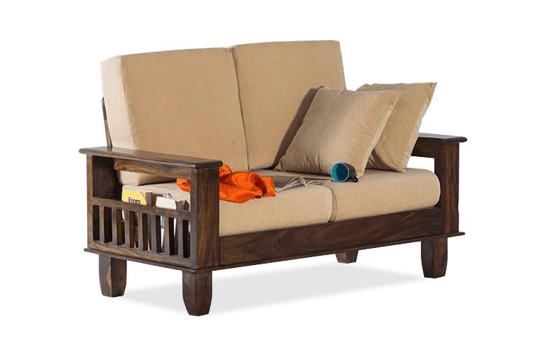 Solid Wood Jodhpur Sofa 2 Seater
