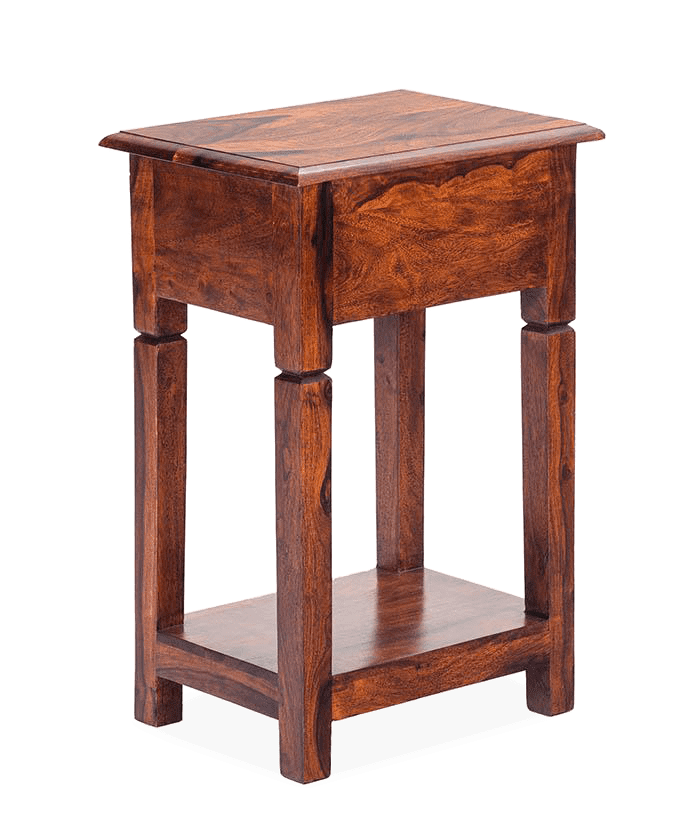 Jaipur Bedside Table Buy Wooden Beds in India & Saraf Furniture