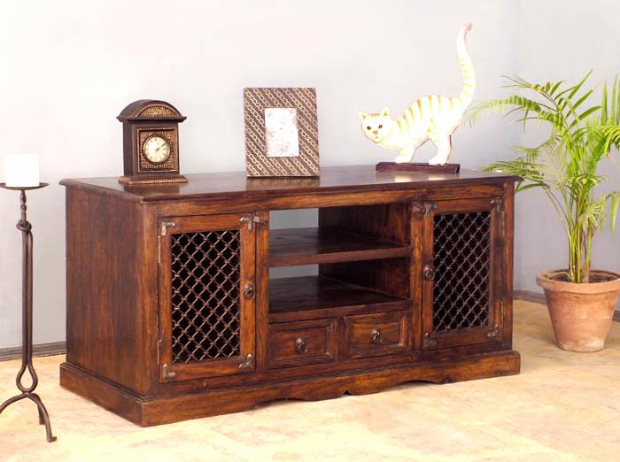 Antique oak tv stand deals