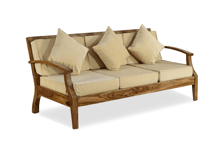 Solid Wood Mayor Sofa 3 Seater