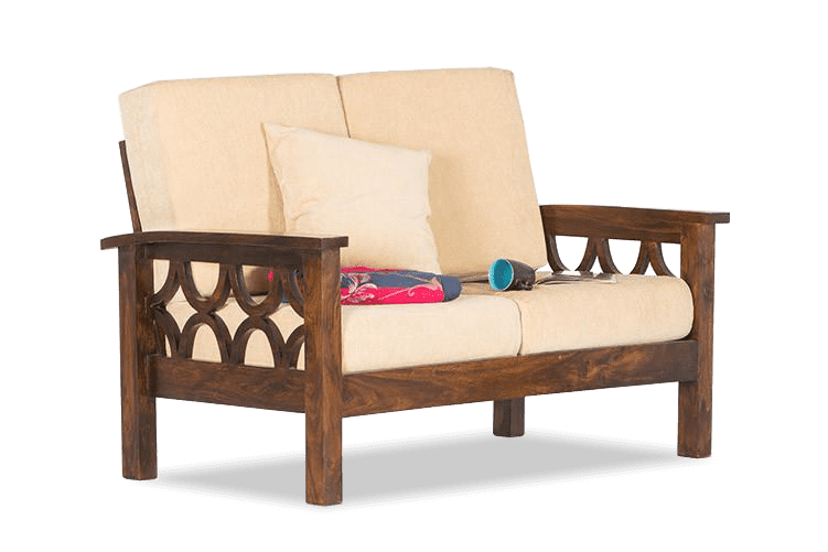 Solid Wood Criss Sofa 2 Seater