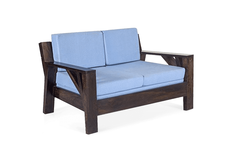 Solid Wood Frozen Sofa 2 Seater