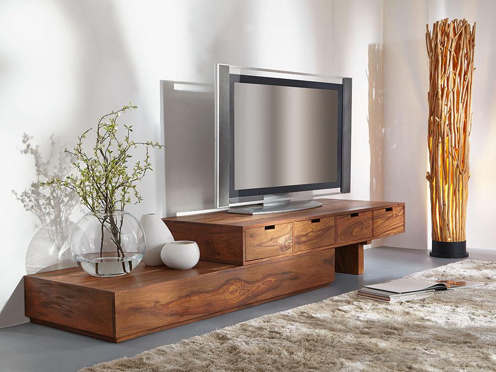 Solid Wood Widen Extendable Tv Unit