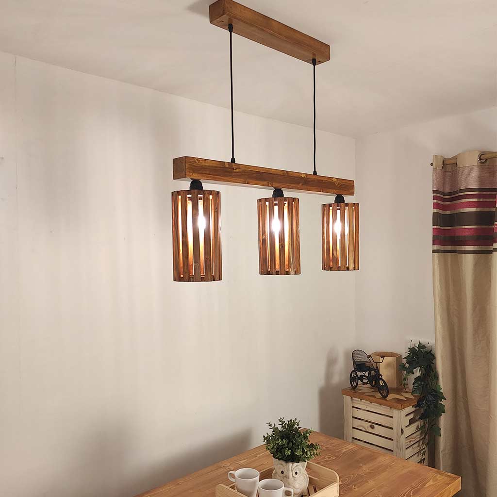 Casa Brown 3 Series Hanging Lamp