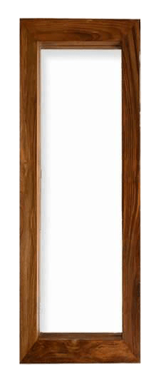 Solid Wood Cube Mirror