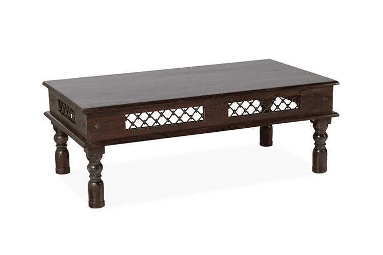 Jali Coffee Table - Indian Solid Sheesham Wood Furniture – Saraf Furniture