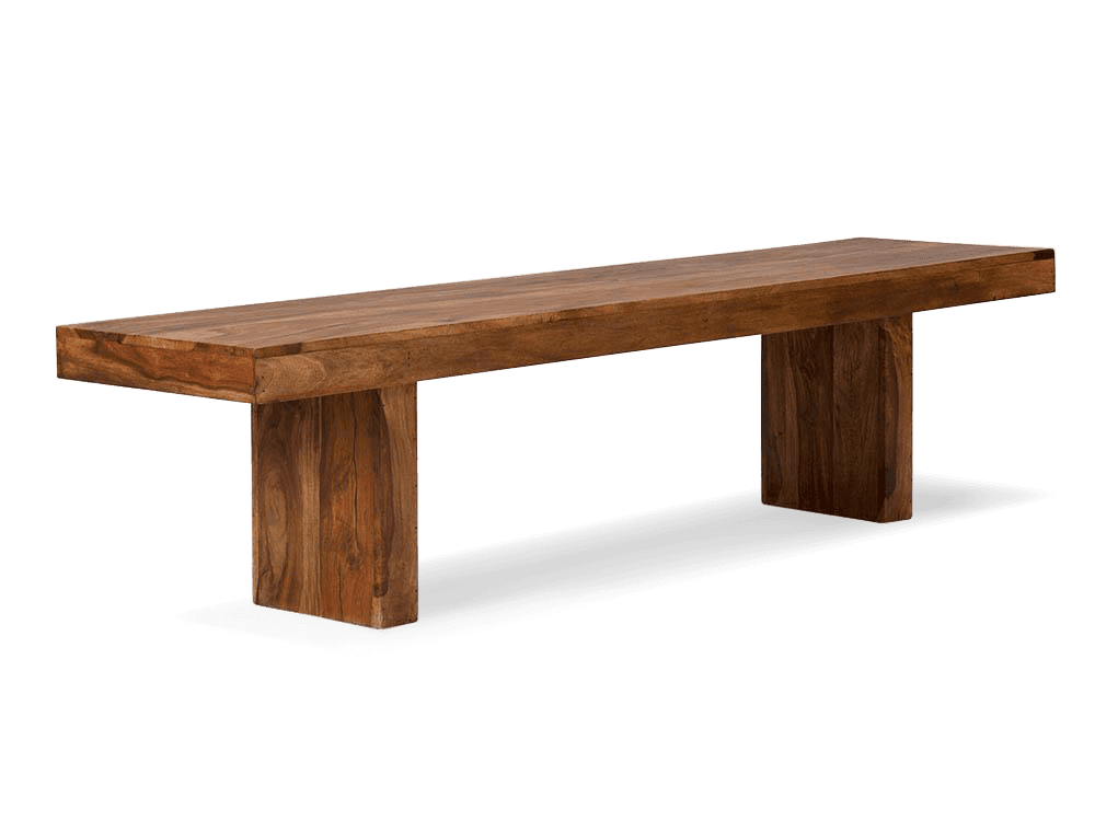 Solid Wood Capital Bench