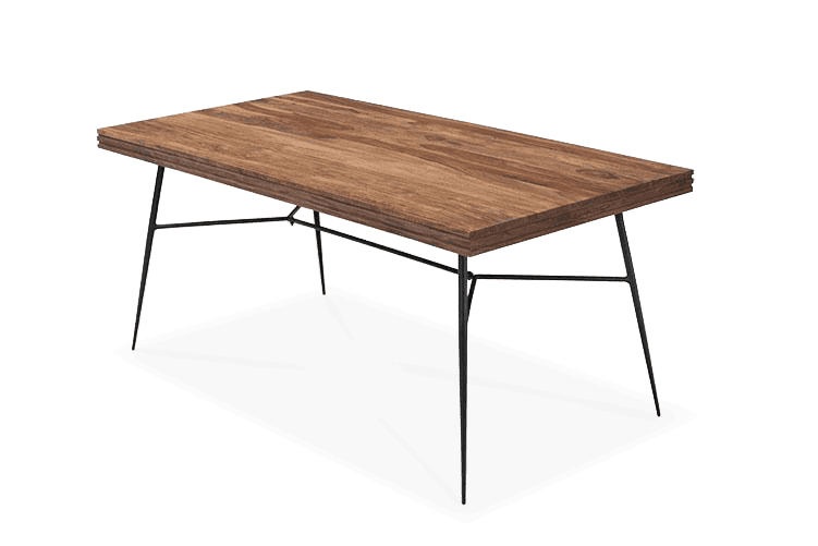 Solid Wood INDIANA Lass Dining Table
