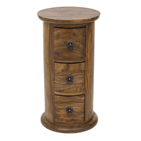 Jali 3 Drawer CD Rack - Indian Solid Sheesham Wood Furniture – Saraf ...