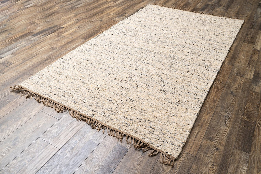 Crust Raw Carded Wool Handwoven Dhurry