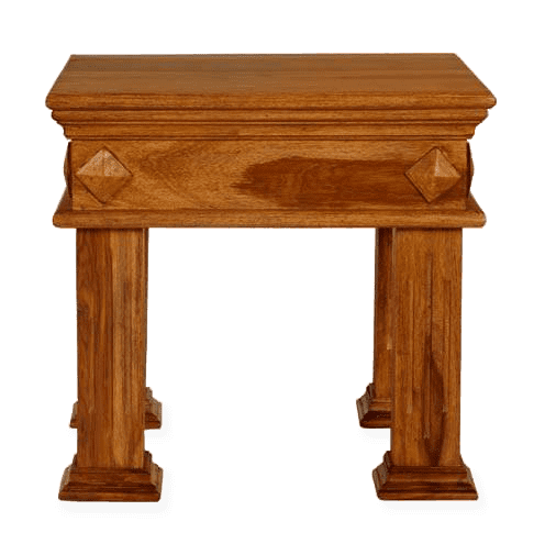 Solid Wood Maharaja Lamp Table