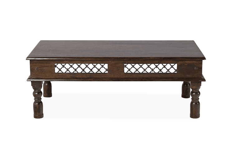 Jali Coffee Table - Indian Solid Sheesham Wood Furniture – Saraf Furniture