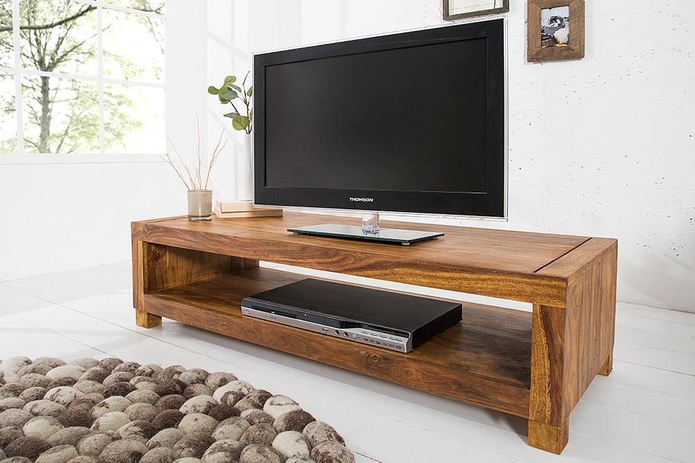 Solid Wood Capital Tv Unit