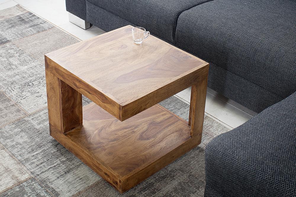 Solid Wood Aspaki Lamp Table