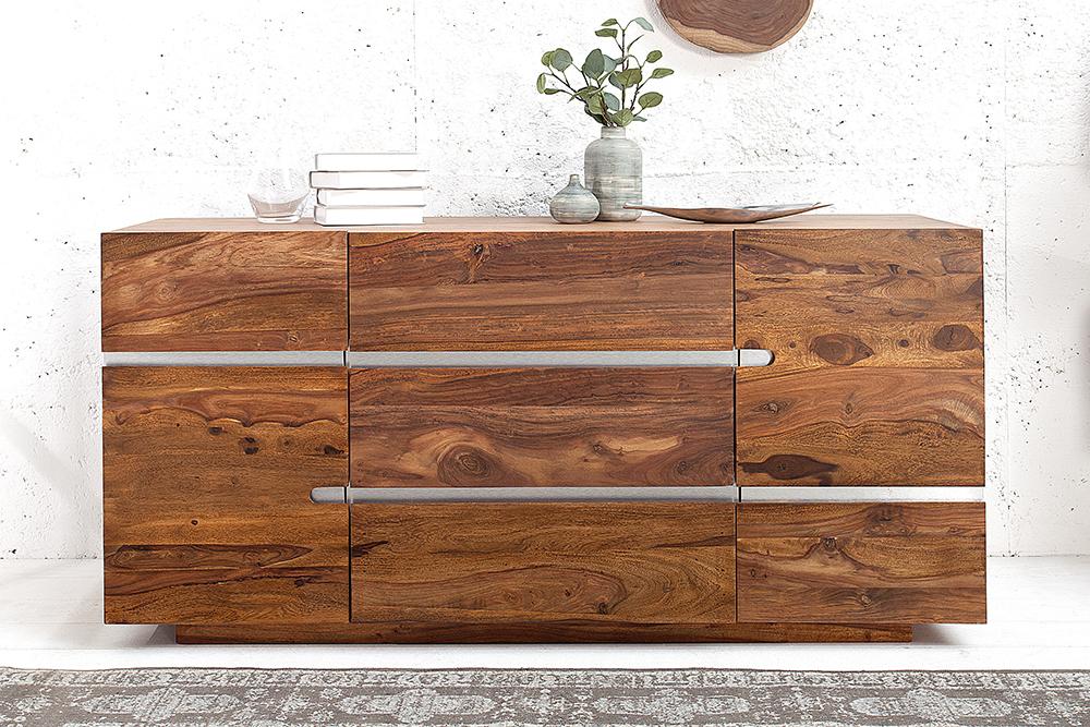 Solid Wood Shine Sideboard