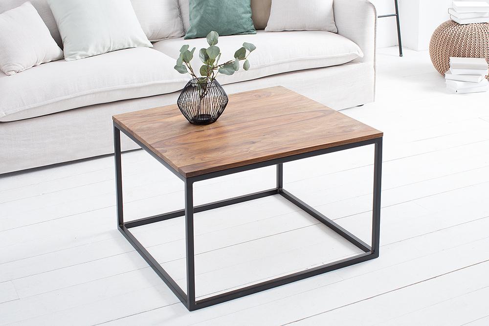 Solid Wood Indiana Rock Lamp Table