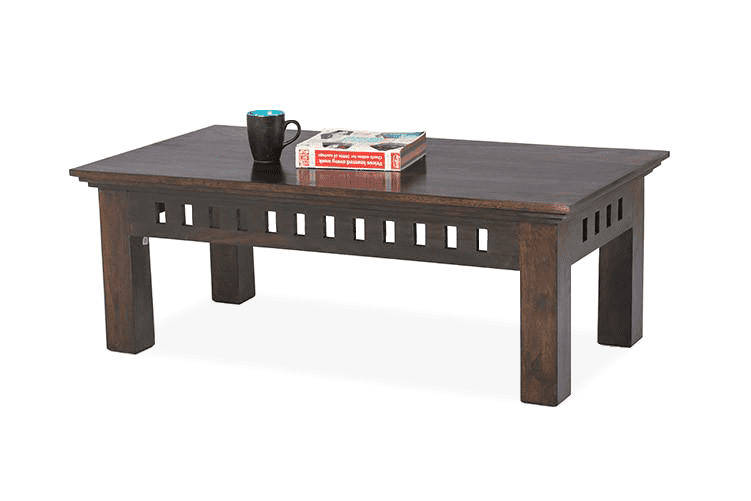 Solid Wood Kuber Coffee Table - Buy Furniture Online India – Saraf ...