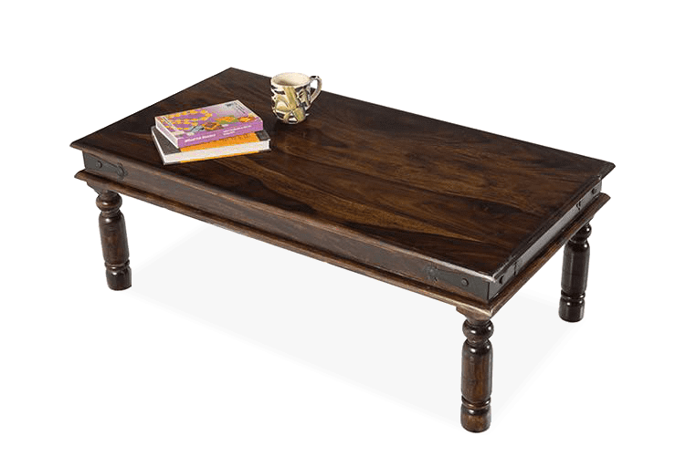 Jaipur Coffee Table - Indian Solid Sheesham Wood Furniture – Saraf ...