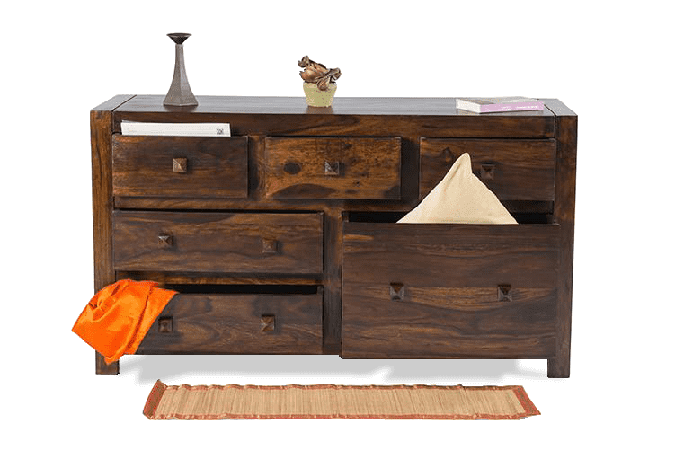 Solid Wood Cubex Bedroom Dresser