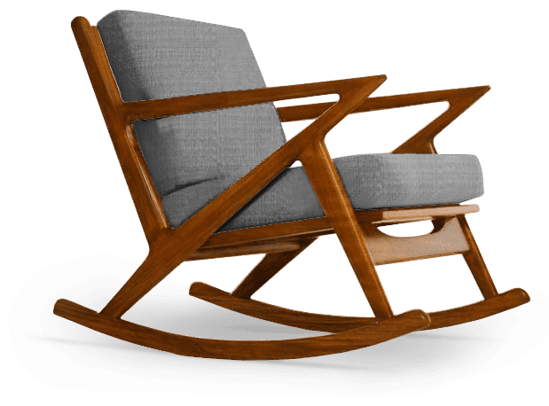 Wooden rocking chair 2025