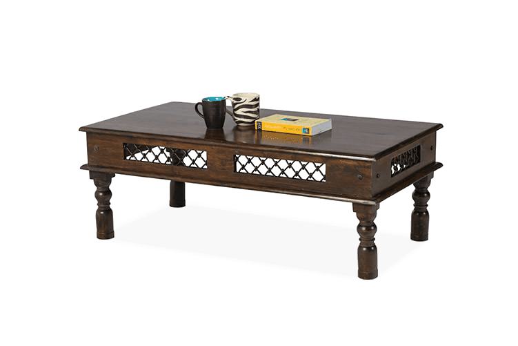 Jali Coffee Table - Indian Solid Sheesham Wood Furniture – Saraf Furniture