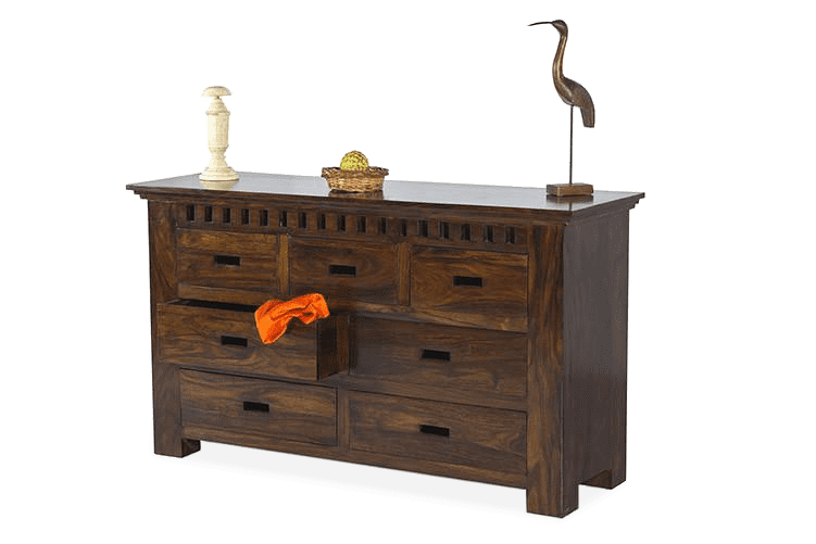 Solid Wood Kuber Bedroom Dresser