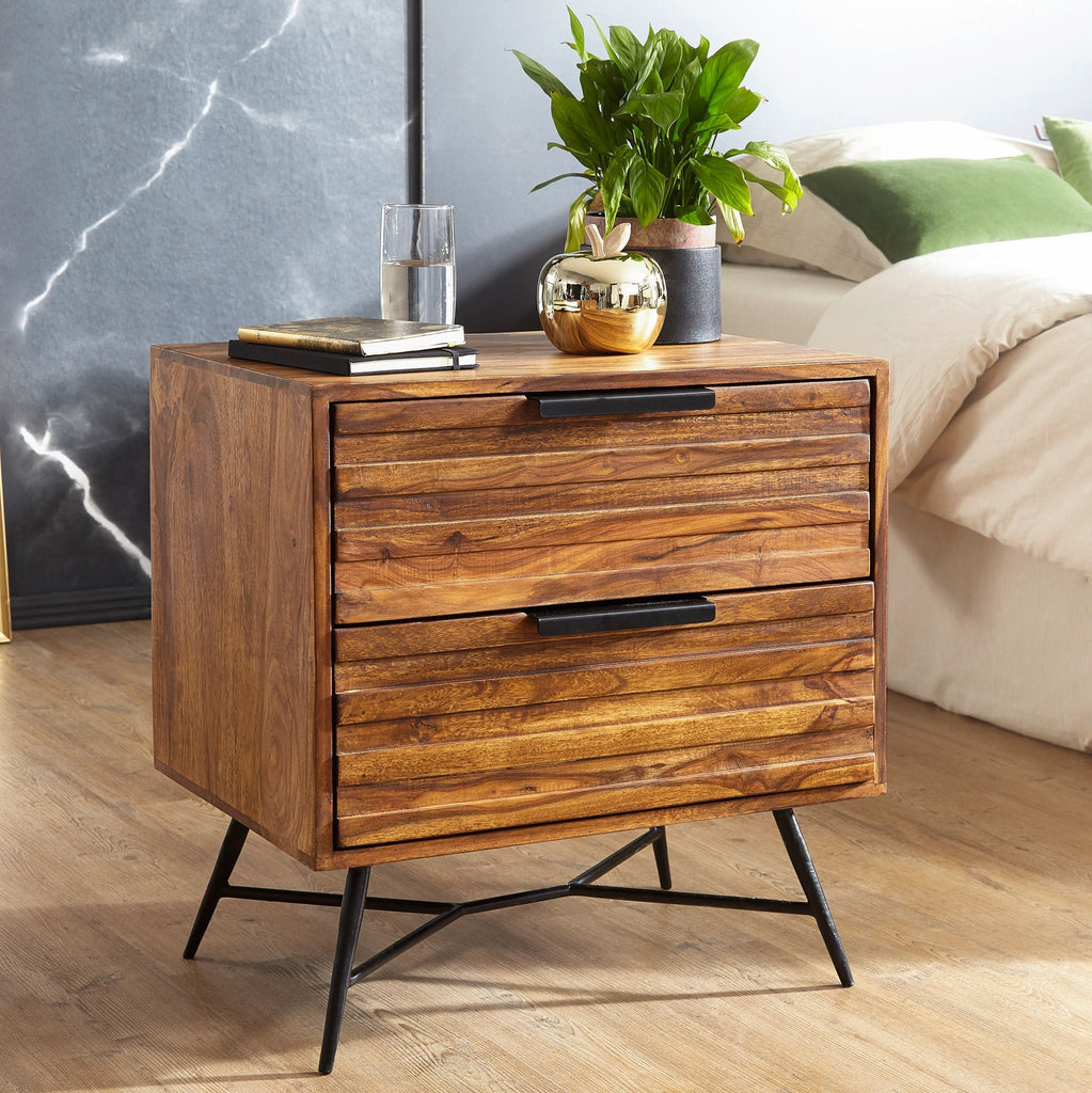 Solid Wood LASS Bedside Table