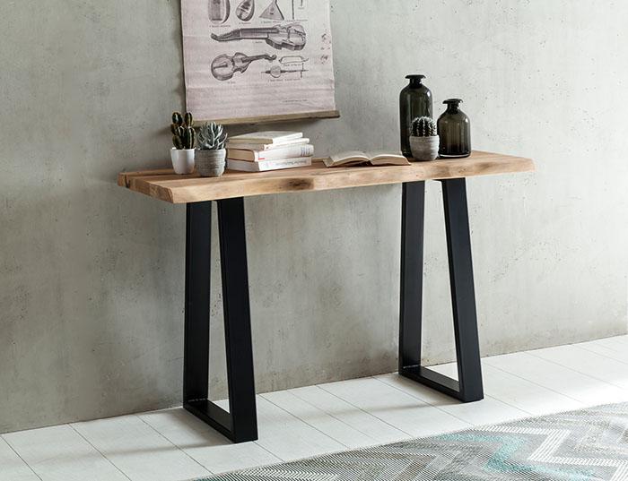 Buy Solid Wood Indiana Live Console Table Online | New Launches Console ...