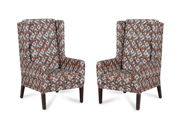 Set of 2 Europea Preston Wing Chair