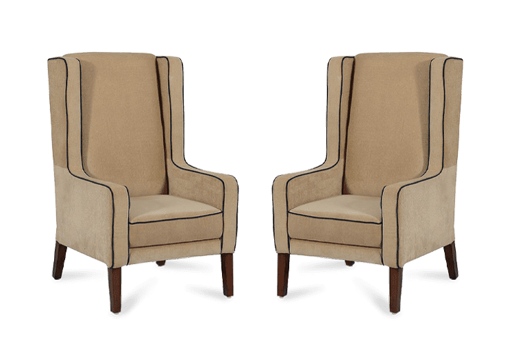 Set of 2 Europea Scott Wing Chair