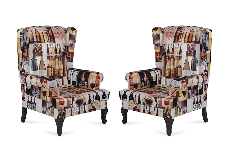 Set of 2 Europea Grand Regent Wing Chair
