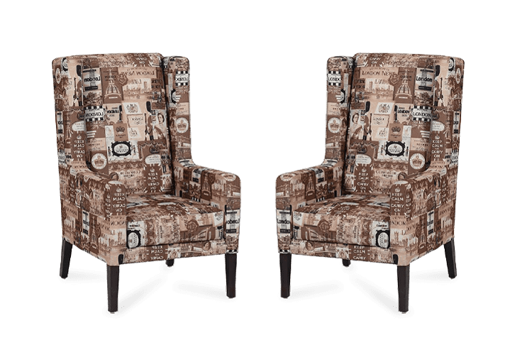 Set of 2 Europea Jack Wing Chair