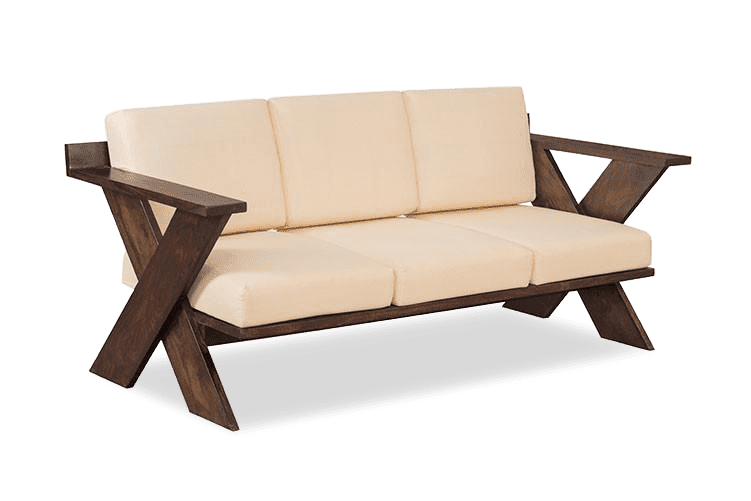 Solid Wood New Crossia Sofa 3 Seater