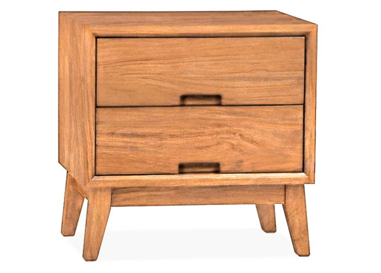 Solid Wood Rayon Bedside Table - Buy Furniture Online – Saraf Furniture
