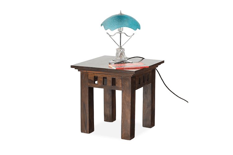 Solid Wood Kuber Lamp Table