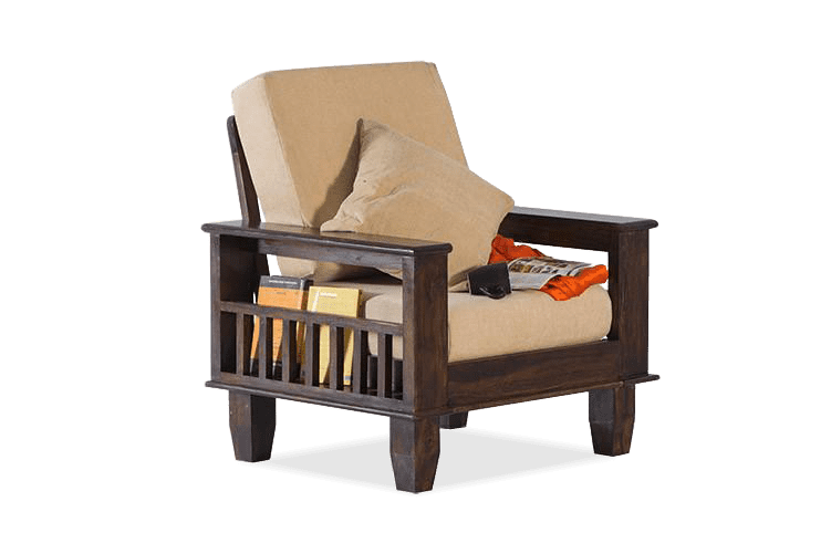 Solid Wood Jodhpur Sofa Single Seater