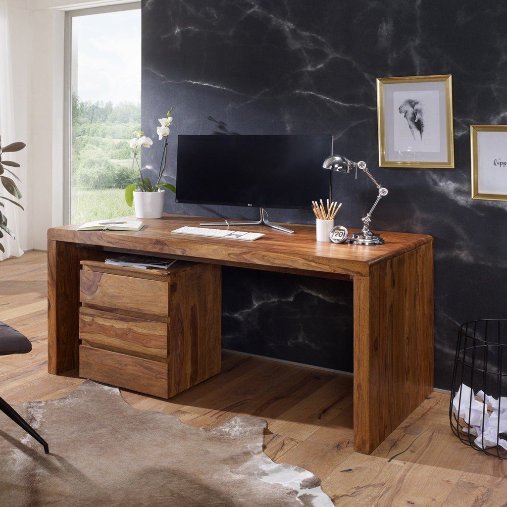 Elegant Wooden Study Table for a Home Office