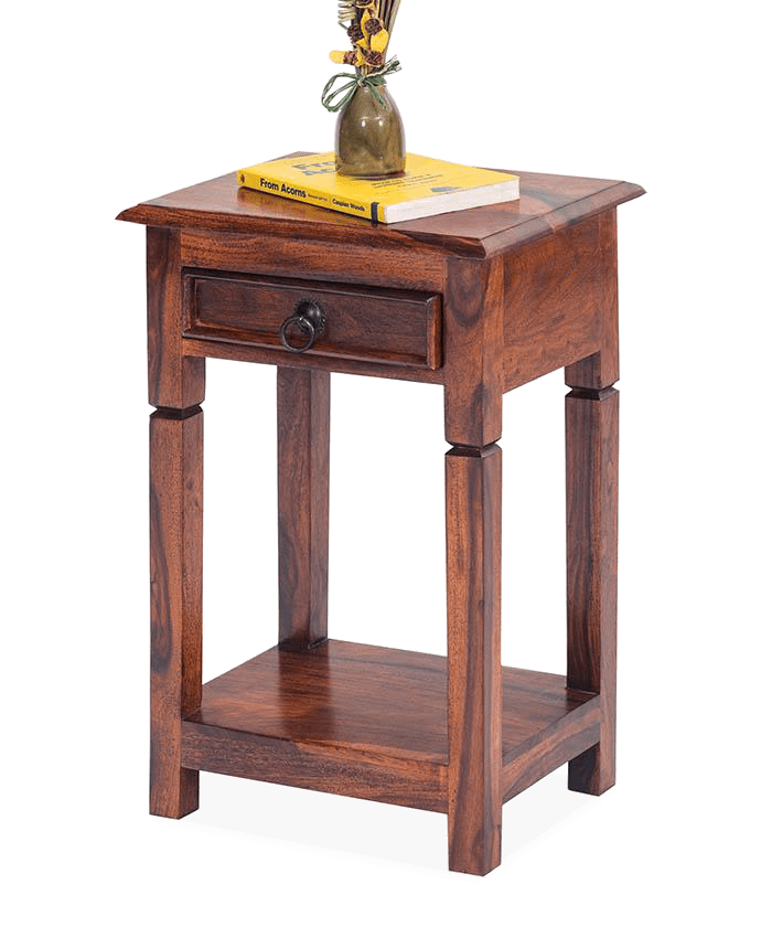 Solid Wood Jaipur Bedside Table