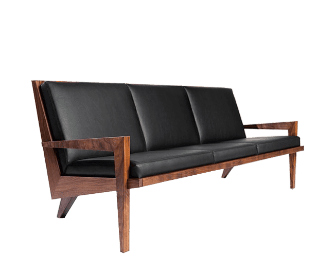 Solid Wood Charlie Sofa B 3 Seater