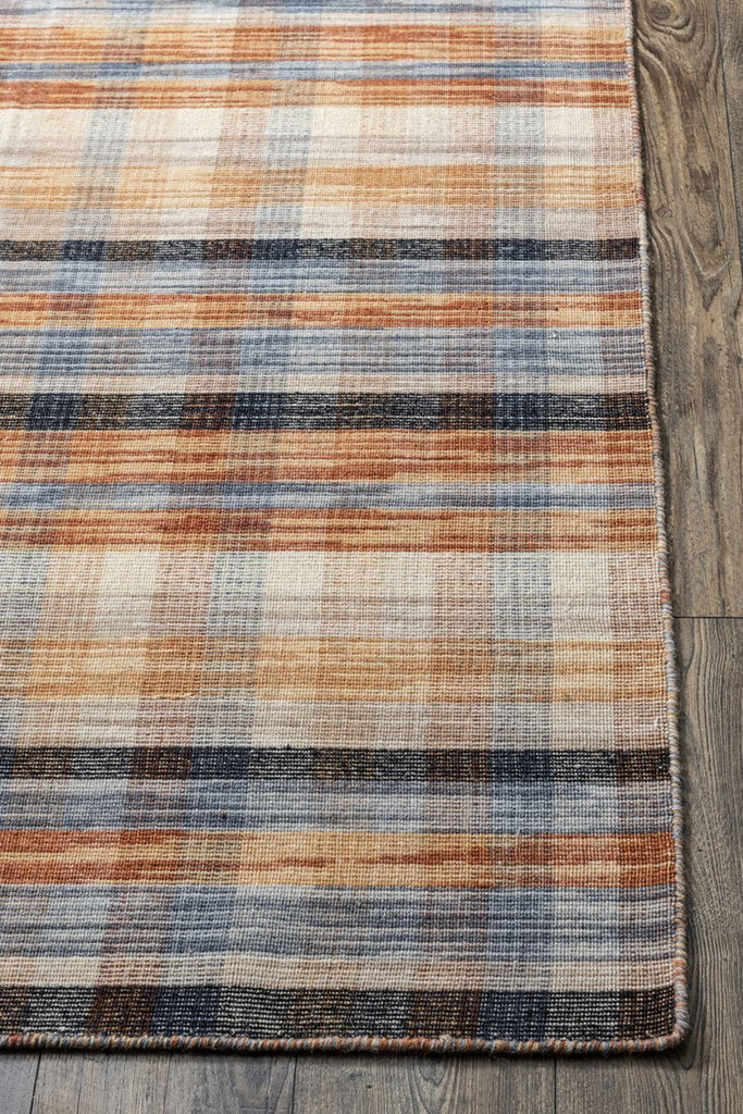 Banbury Rust Wool Handloom Dhurrie