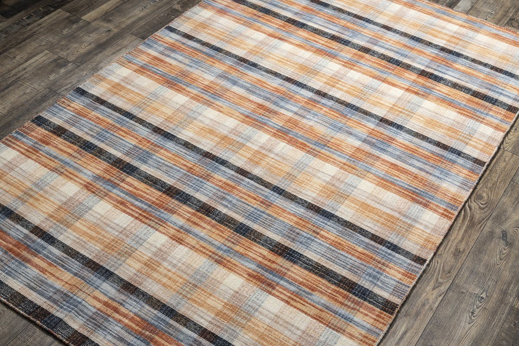 Banbury Rust Wool Handloom Dhurrie