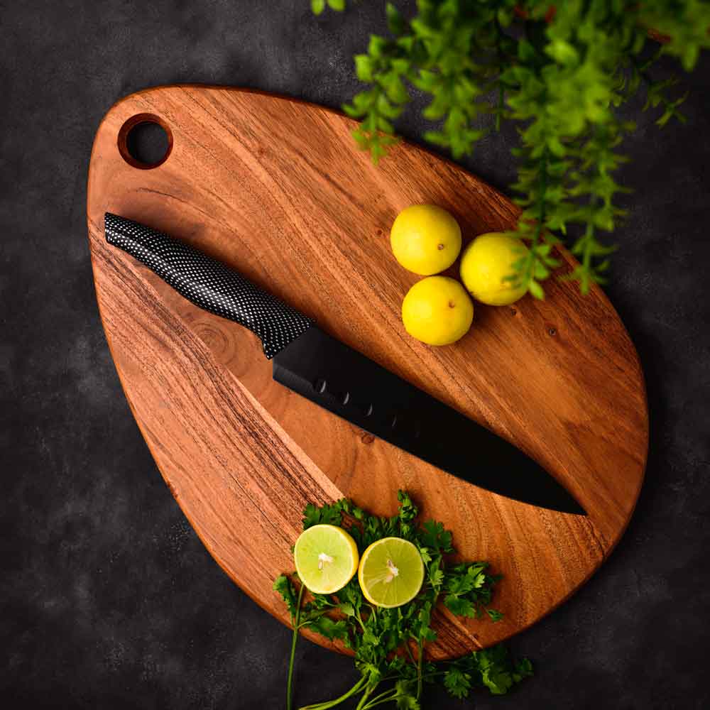 Solid Wood Droplet Chopping Board/Cheese Platter