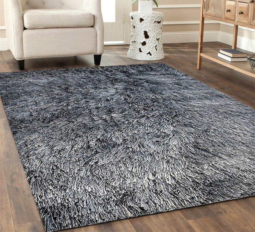 Cicero Grey Table Tufted Carpet with Latex Backing